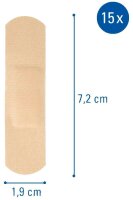 FIRST AID ONLY® Pflaster Industrie/Handel P-10023 beige, weiß 13,2 x 20,78 cm, 100 St.