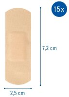 FIRST AID ONLY® Pflaster Industrie/Handel P-10023 beige, weiß 13,2 x 20,78 cm, 100 St.