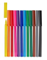 FABER-CASTELL Filzstifte farbsortiert, 12 St.