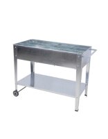 Garden Pleasure Hochbeet MARIEGOLD Metall silber...