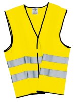 unisex Warnweste neongelb Einheitsgröße