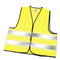 unisex Warnweste neongelb Einheitsgröße