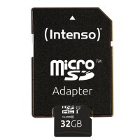 Intenso Speicherkarte microSDHC-Card PREMIUM, 32 GB, 1 St.