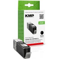 KMP C107BX  schwarz Druckerpatrone kompatibel zu Canon...