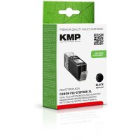 KMP C107BX  schwarz Druckerpatrone kompatibel zu Canon...