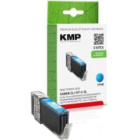 KMP C107CX  cyan Druckerpatrone kompatibel zu Canon...