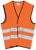 unisex Warnweste neonorange Einheitsgröße