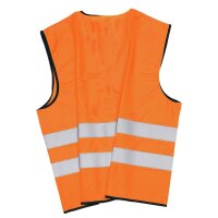 unisex Warnweste neonorange Einheitsgröße