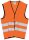 unisex Warnweste neonorange Einheitsgröße