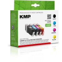 KMP C107XV  schwarz, cyan, magenta, gelb Druckerpatronen...