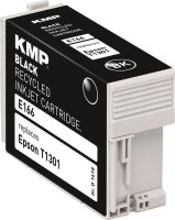 KMP E166 schwarz Druckerpatrone kompatibel zu EPSON 13 XL / T1301 XL