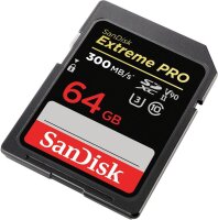SanDisk Speicherkarte SDXC-Card Extreme Pro 64 GB