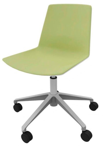 Quadrifoglio Besucherstuhl Clue OCLUEA01 BA B01/011 grün, weiß Stoff, 1 St.