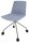 Quadrifoglio Besucherstuhl Clue blau, grau Stoff, 1 St.