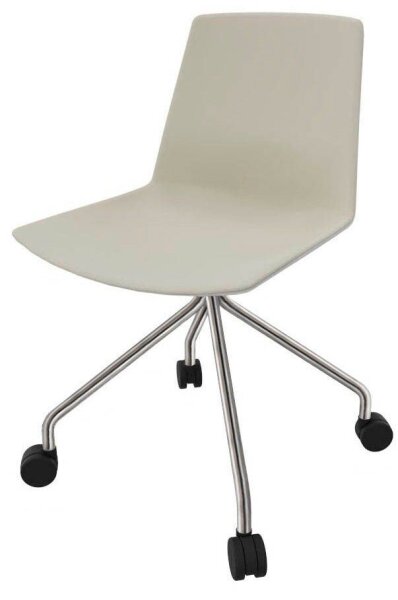 Quadrifoglio Besucherstuhl Clue beige, grau Stoff, 1 St.