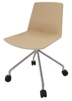 Quadrifoglio Besucherstuhl Clue beige, weiß...