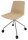 Quadrifoglio Besucherstuhl Clue beige, grau Kunstleder, 1 St.