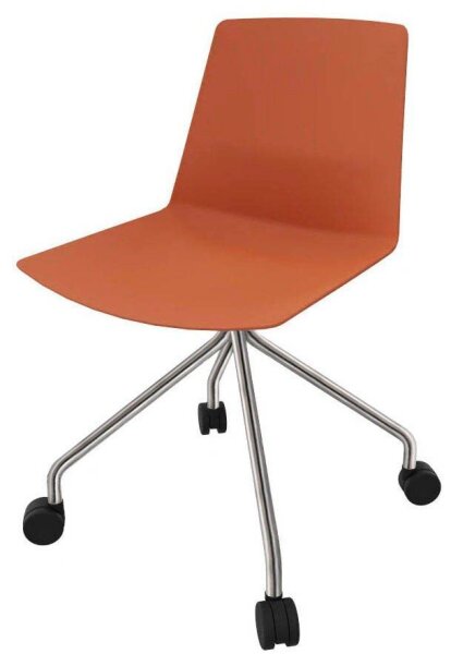 Quadrifoglio Besucherstuhl Clue OCLUEA02 BAF05 AB braun Kunststoff, 1 St.