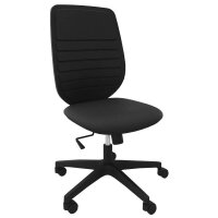 Quadrifoglio Bürostuhl Okay Stoff schwarz, Gestell...