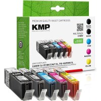 KMP C100V  pigmentschwarz, schwarz, cyan, magenta, gelb...