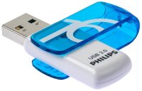 PHILIPS USB-Stick Vivid 3.0 blau, weiß 16 GB, 1 St.