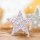 SIGEL Weihnachtsbriefpapier Glitter Star Motiv DIN A4 90 g/qm 100 Blatt