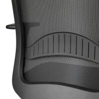 Mayer Bürostuhl, 3280 Stoff schwarz, Gestell alu