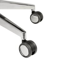 Mayer Bürostuhl, 3280 Stoff schwarz, Gestell alu