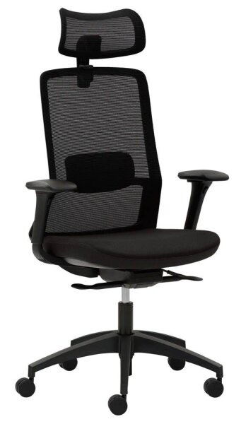 Mayer Bürostuhl, 2481_KS Stoff schwarz, Gestell schwarz
