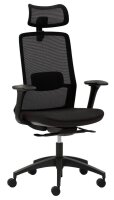 Mayer Bürostuhl, 2481_KS Stoff schwarz, Gestell schwarz