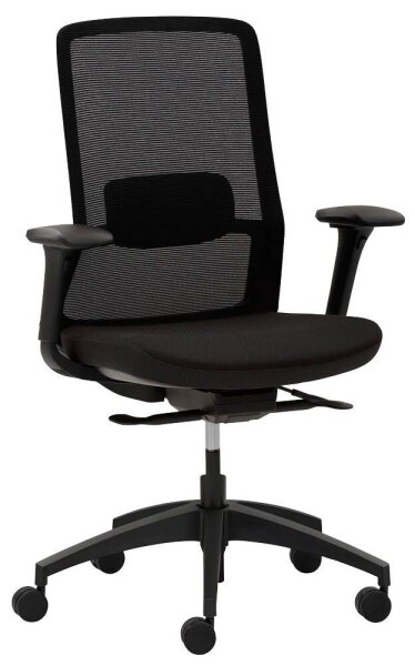 Mayer Bürostuhl, 2481 Stoff schwarz, Gestell schwarz