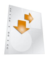DURABLE 4er CD-/DVD-Hüllen A4 transparent, 5 St.