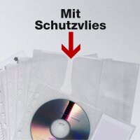 DURABLE 4er CD-/DVD-Hüllen A4 transparent, 5 St.