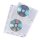 DURABLE 4er CD-/DVD-Hüllen A4 transparent, 5 St.