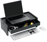 DURABLE Monitorständer EFFECT Schublade schwarz