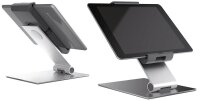 DURABLE Tablet-Halterung TABLE 893023 silber für 1 Tablet, Tischständer