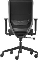 Trendoffice by Dauphin Bürostuhl to-sync work comfort, 9247SY1FVKGS Stoff schwarz, Gestell schwarz