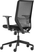 Trendoffice by Dauphin Bürostuhl to-sync work mesh, 9242SY1FVKGS Stoff schwarz, Gestell schwarz