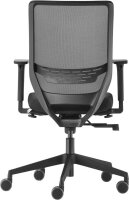 Trendoffice by Dauphin Bürostuhl to-sync work mesh, 9242SY1FVKGS Stoff schwarz, Gestell schwarz
