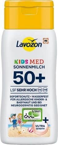 Lavozon LSF 50+Sehr Hoch Kids Med Sonnenmilch 200 ml