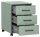 MÖBELPARTNER Ruby Rollcontainer pastellgrün 3 Auszüge 40,1 x 50,0 x 57,0 cm