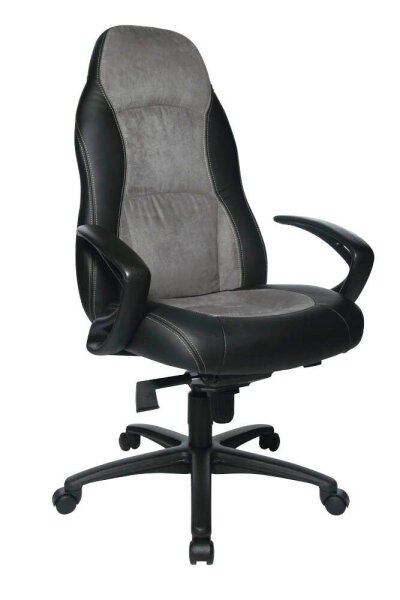 Topstar Chefsessel Speed Chair, SC20FTC3 Kunstleder grau, Gestell schwarz
