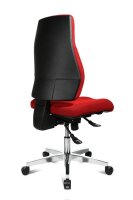 Topstar Bürostuhl Point 91, PI99GBC1 Stoff rot, Gestell alu