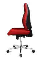 Topstar Bürostuhl Point 91, PI99GBC1 Stoff rot, Gestell alu