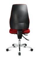 Topstar Bürostuhl Point 91, PI99GBC1 Stoff rot, Gestell alu