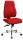 Topstar Bürostuhl Point 91, PI99GBC1 Stoff rot, Gestell alu