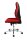 Topstar Bürostuhl Point 91, PI99GBC1 Stoff rot, Gestell alu