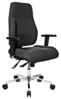 Topstar Bürostuhl Point 91, PI99GBC0 Stoff schwarz, Gestell alu