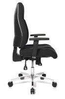 Topstar Bürostuhl Point 91, PI99GBC0 Stoff schwarz, Gestell alu