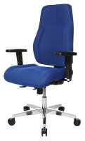 Topstar Bürostuhl Point 91, PI99GBC6 Stoff blau, Gestell alu